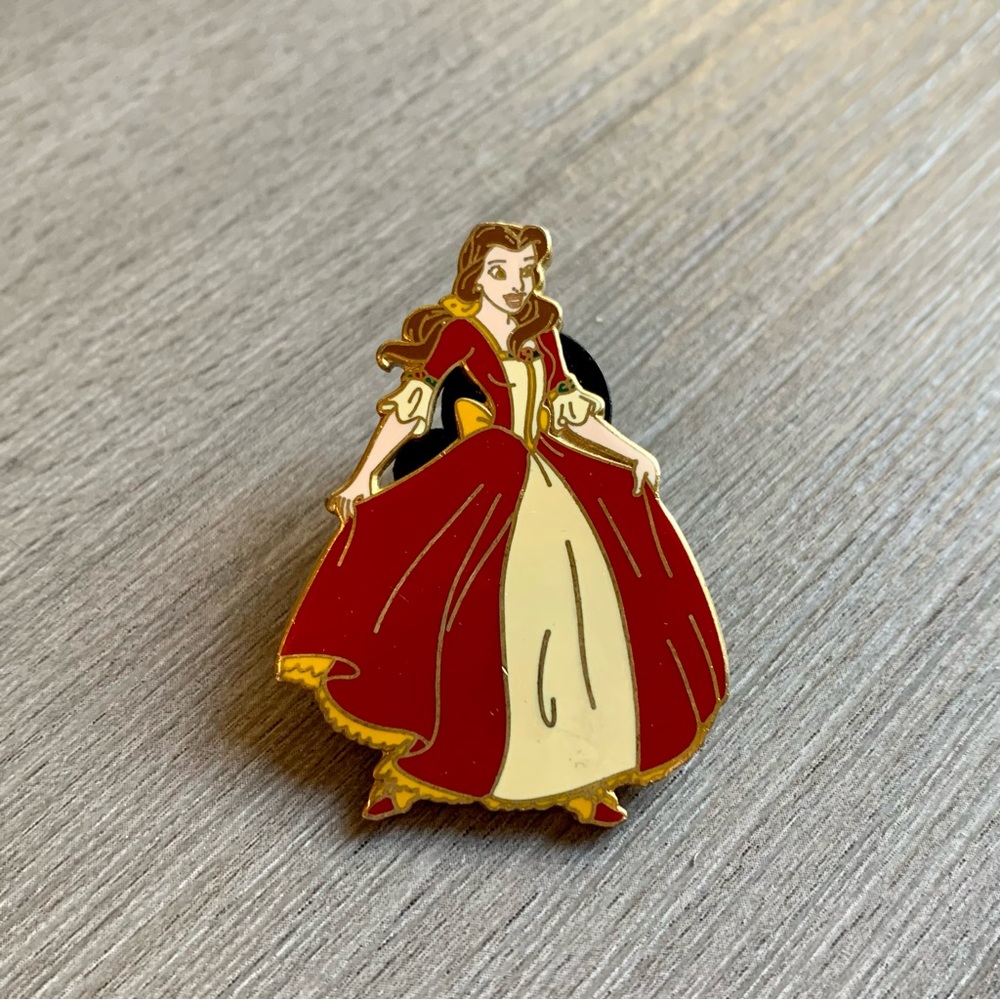 Limited Edition Disney’s Beauty and the Beast Christmas Belle Trading Pin